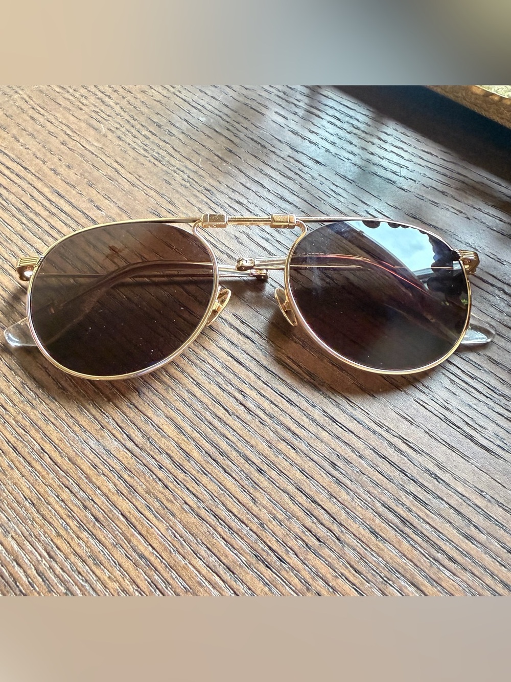 KREWE Rampart Fold | 18k + Crystal Polarized